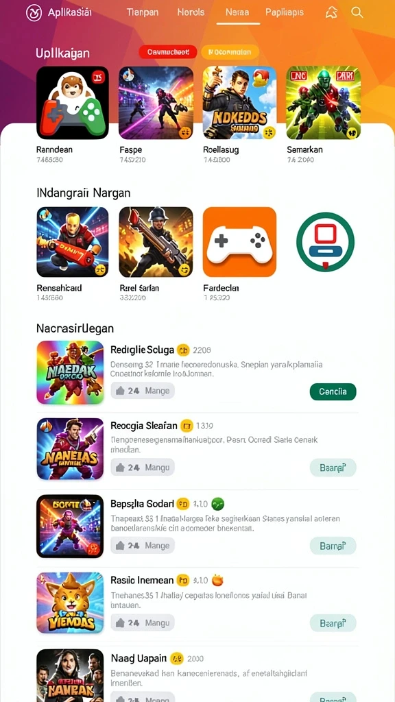 88id - Tampilan antarmuka aplikasi yang user-friendly.