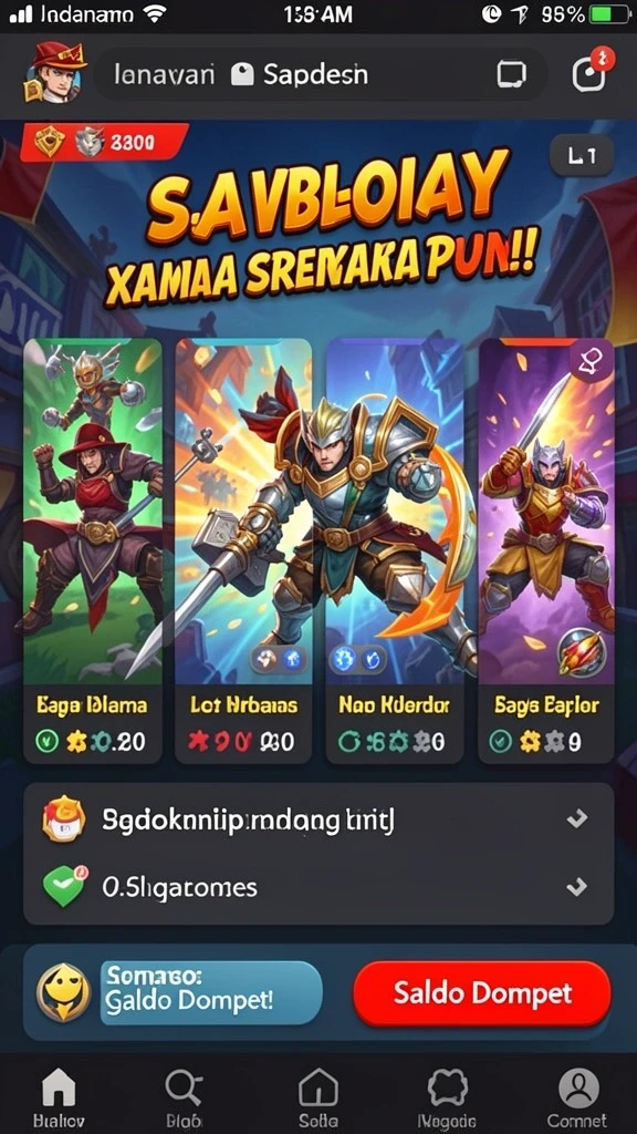 naga11 - Tampilan antarmuka utama NAGA11 yang user-friendly.