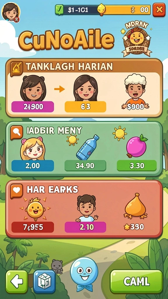 ocatoto - Beragam karakter unik untuk dipilih.